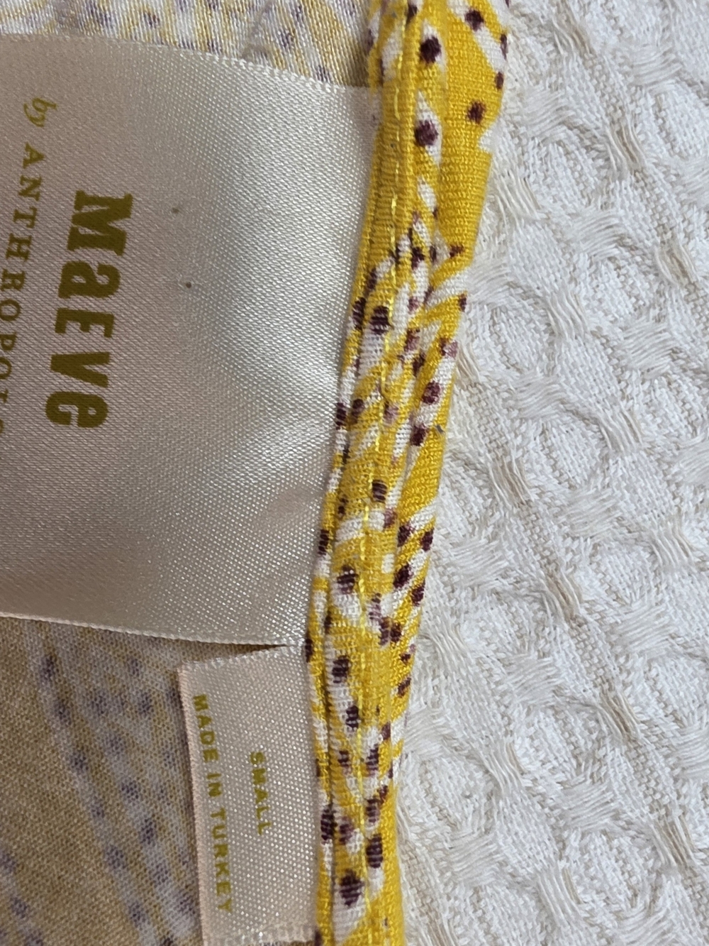 Anthropologie Yellow Printed Asymmetrical Maxi Dress - Picture 12 of 14